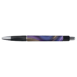 Stylo Moderne Abstrait-bleu, violet et or-