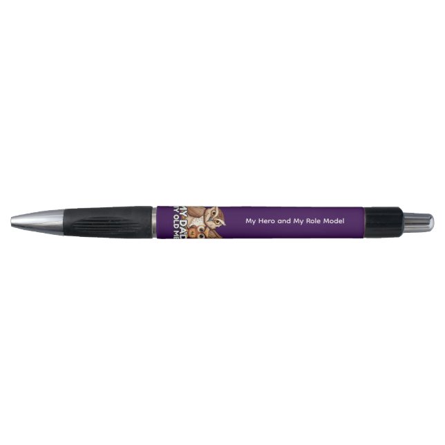 Stylo : Mon Père Mon Vieux Moi (violet) (Devant)