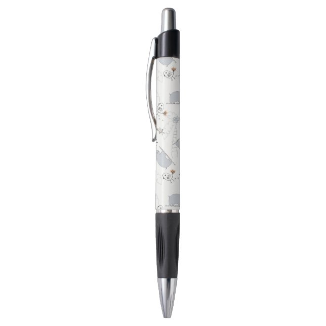 Stylo motif 2 de griffonnage (Haut (Vertical))