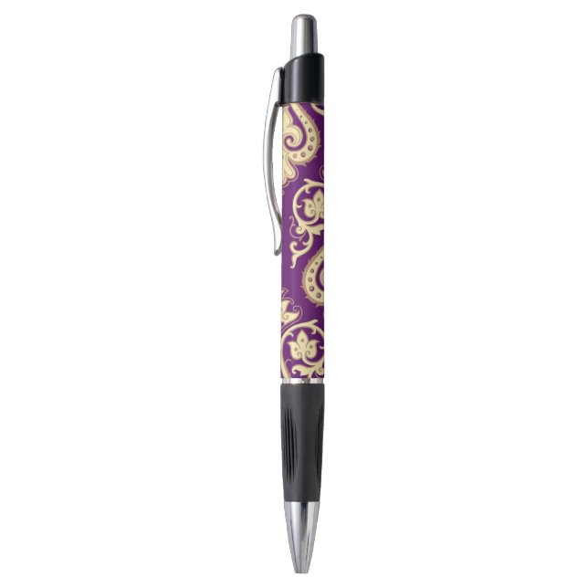 Stylo Motif 4 de damassé (Haut (Vertical))