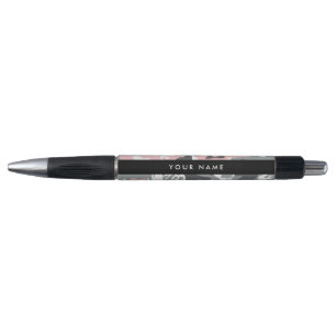 Stylo Motif camouflage rose et gris Personnalisez votre