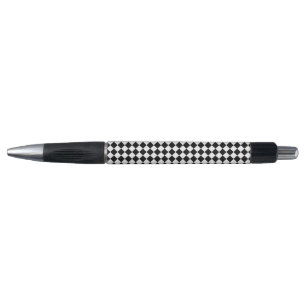 Stylo Motif Chevron Noir et Blanc Gras Emmy Classique