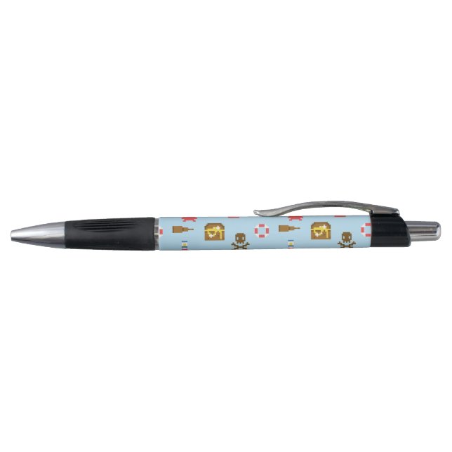 Stylo Motif d'art de mer de pixel (Haut)