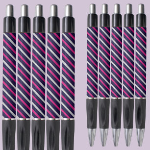 Stylo Motif de bandes Abstraites colorées