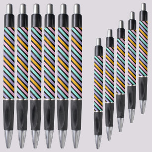 Stylo Motif de bandes Abstraites colorées