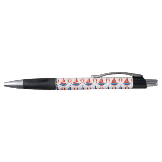 Stylo Motif de bateau à voile (Haut)