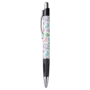 Stylo motif de chat