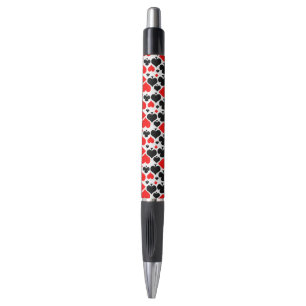 Stylo Motif de couleur de carte à jouer