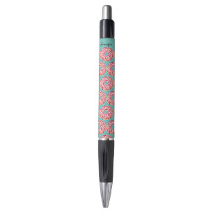 Stylo Motif de donuts personnalisé pour filles roses