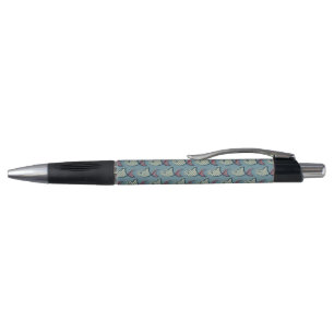 Stylo Motif de poissons de point de polka