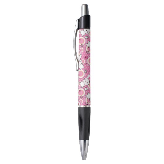 Stylo motif de rose de kawaii (Haut (Vertical))