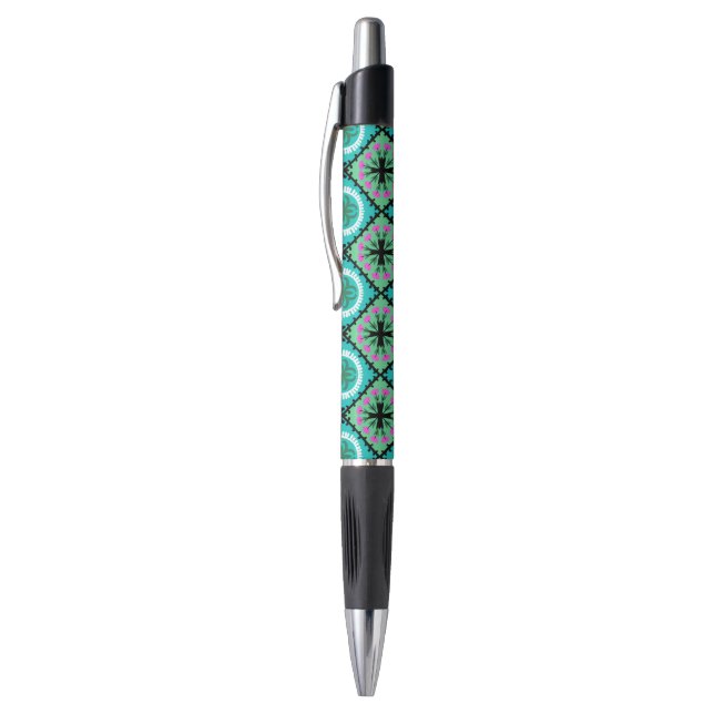 Stylo Motif de Suzani avec des motifs d'Ouzbékistan et (Haut (Vertical))
