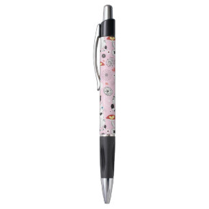 Stylo motif des chats et des fleurs