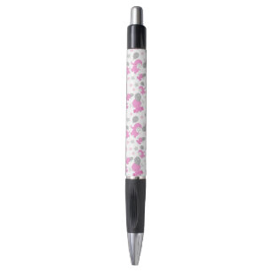 Stylo Motif Des Eléphants Roses, Eléphants Mignons, Étoi