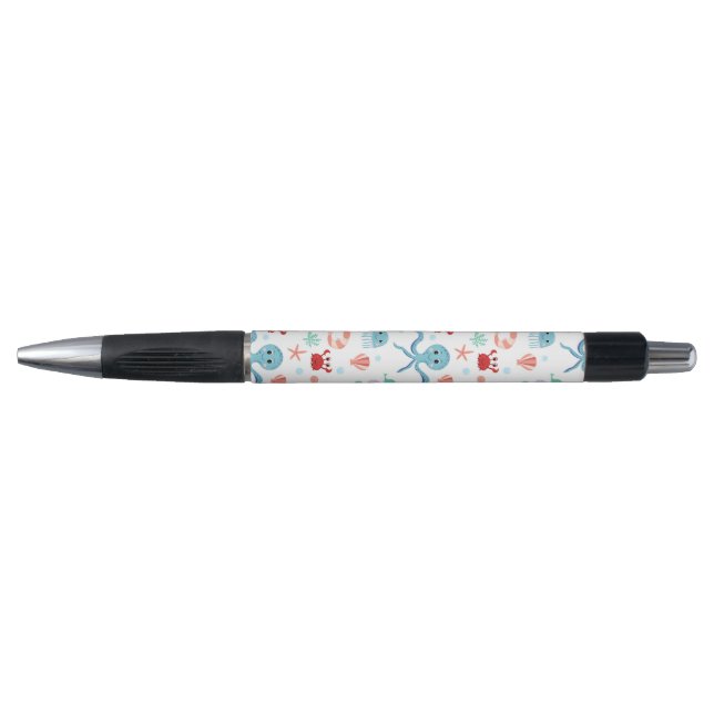 Stylo Motif du monde marin (Devant)
