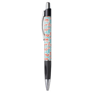 Stylo Motif finlandais d'art populaire de Fox et