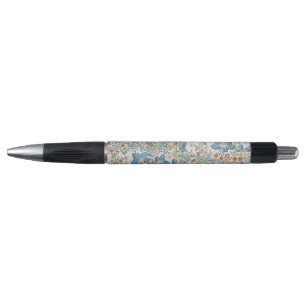Stylo Motif floral de géranium sauvage Art nouveau vinta