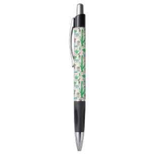 Stylo Motif floral naturel mignon de cactus