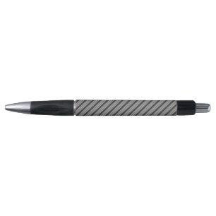 Stylo Motif gris clair et charbon cinq bandes