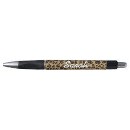 Stylo Motif Jaguar Brown et noir