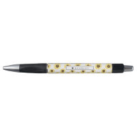 Motif jaune de tournesols personnalisé