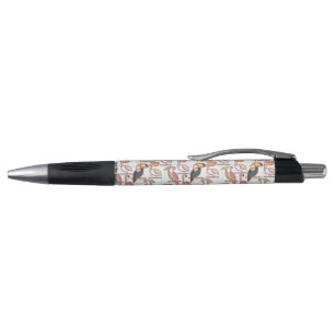 Stylo Motif moderne avec les oiseaux tropicaux