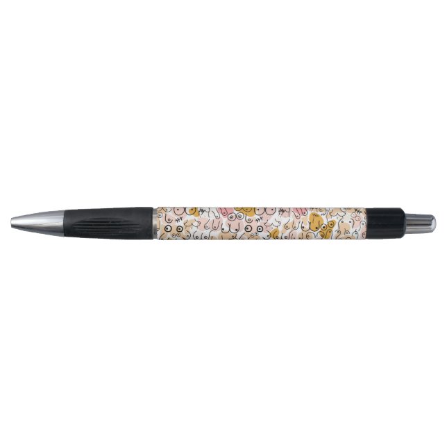 Stylo motif neutre pastel (Devant)