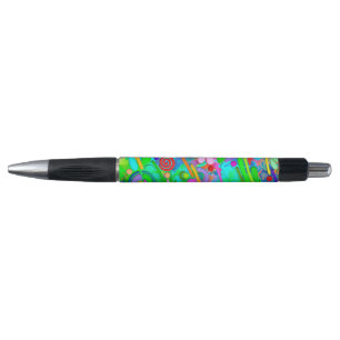 Stylo Motif Peint À La Main Et Numériquement Art 18