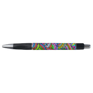 Stylo Motif Peint À La Main Et Numériquement Art 27