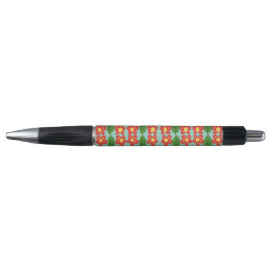 Stylo Motif personnalisé de fleurs et de feuilles d'art 