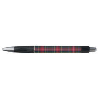 Stylo Motif rouge vert tartan