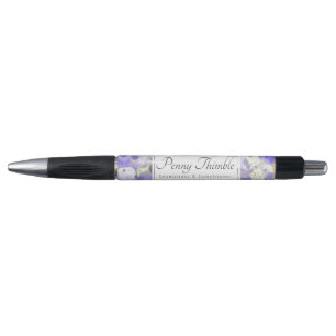 Stylo Motif tourbillonnant en marbre violet