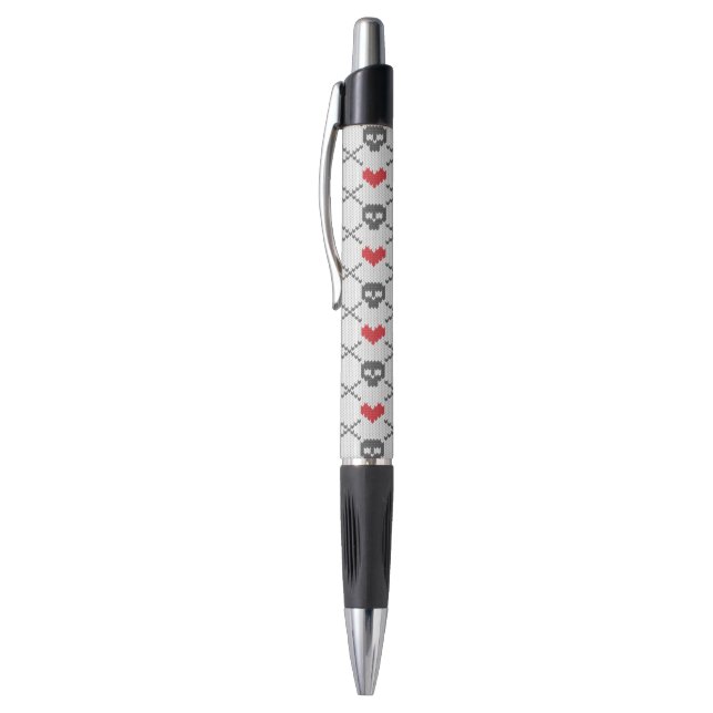 Stylo Motif tricoté avec des crânes (Haut (Vertical))