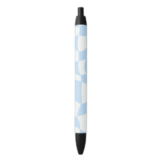 stylo motif-vérificateur bleu funky