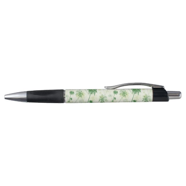 Stylo Motif vert de palmier (Haut)