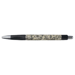 Stylo Motif vintage à fleurs d'Alpenrose