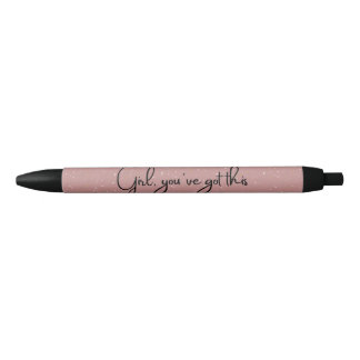 Stylo Motivationnel Parties scintillant mûre