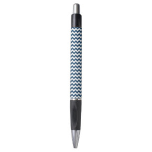 Stylo Navy Zigzag, Navy Chevron, Motif géométrique