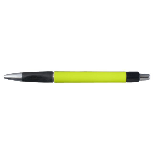 Stylo Neon Chartreuse couleur solide | Couleur tendance (Devant)