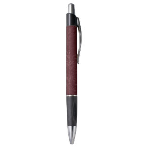 Stylo Noël floral bordeaux profond