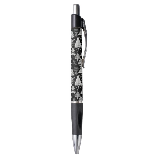 Stylo Noël monochromatique (Bas (Vertical))