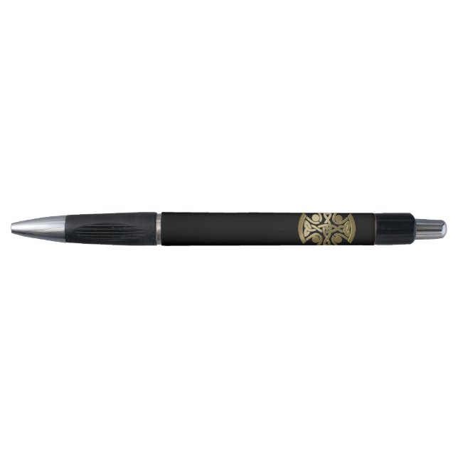 Stylo noeud d'or celtique (Devant)