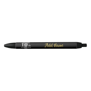 Stylo Noir 10e anniversaire d'Ordination Le clergé donne moin