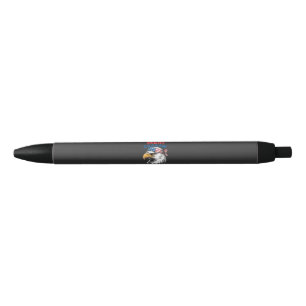 Stylo Noir 4 juillet Aigle Liberté Patriotique