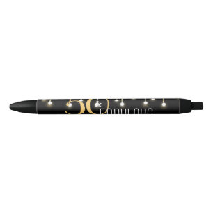 Stylo Noir 50 & Fabuleux Black Gold String Lights Retro