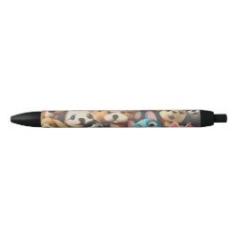 Stylo Noir A bunch of happy pups Pen
