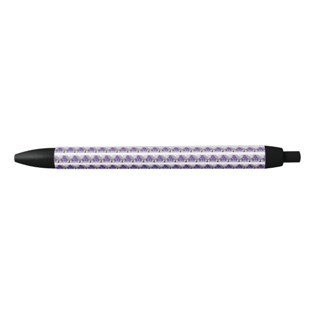 Stylo Noir À l'intérieur d'un Iris (Devant)