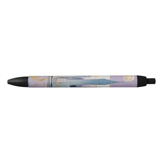 Stylo Noir A Lunar Cityscape (Devant)