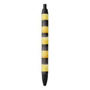 Stylo Noir Abeille de miel Noir Jaune