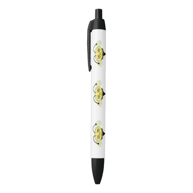Stylo Noir Abeille/Zom-ABEILLE de zombi - donnez-moi NOPE. (Haut (Vertical))